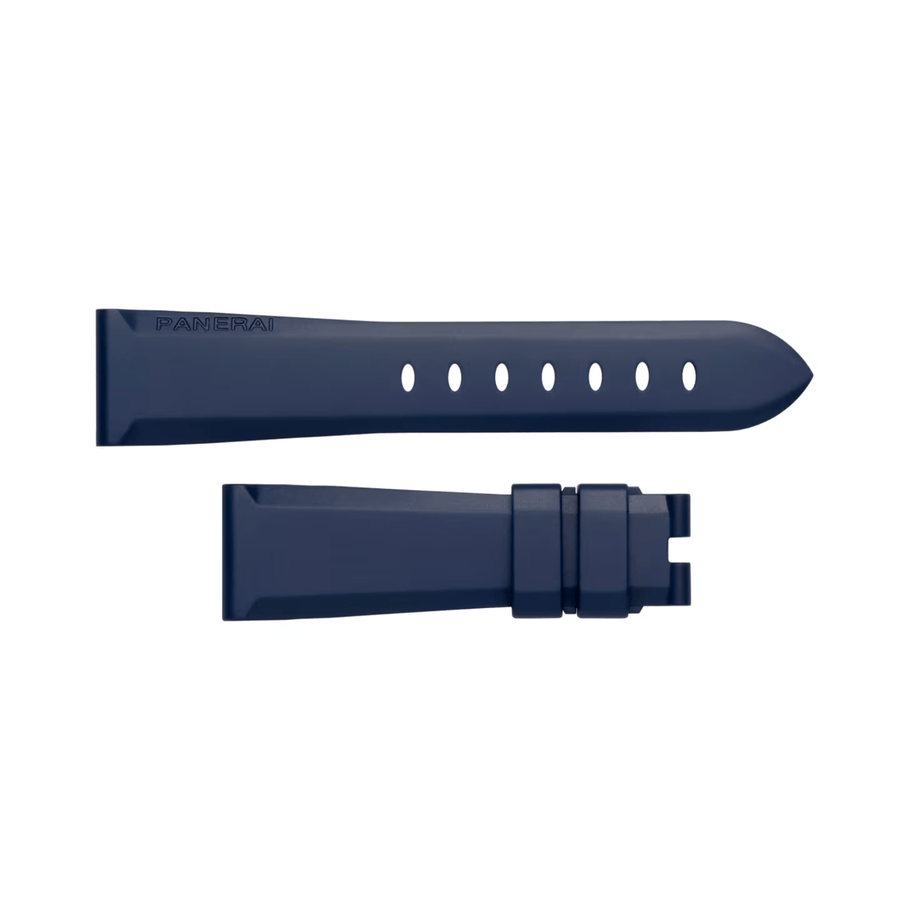 Panerai Dark Blue Rubber Strap 20/18mm QR - MXE0PLWX