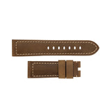 Panerai Dark Brown Leather Strap 26/22-Panerai Dark Brown Leather Strap 26/22 - MX0075FH
