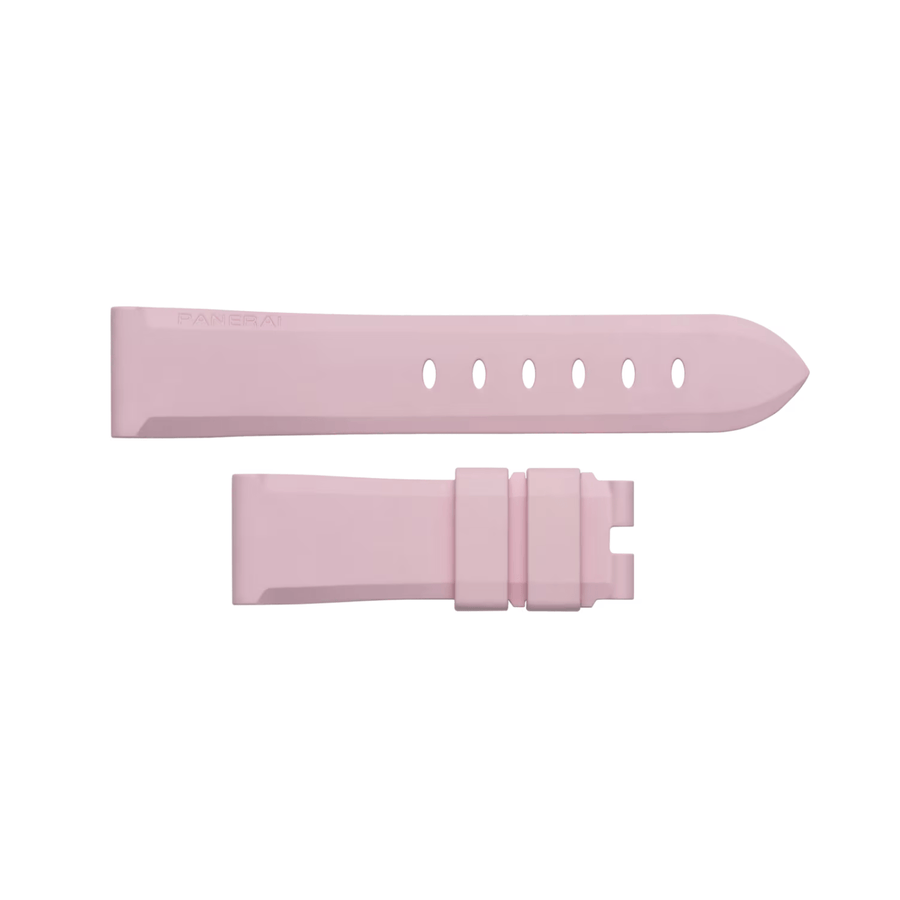Panerai Pink Rubber Strap 20/18mm QR - MXE0PLX5