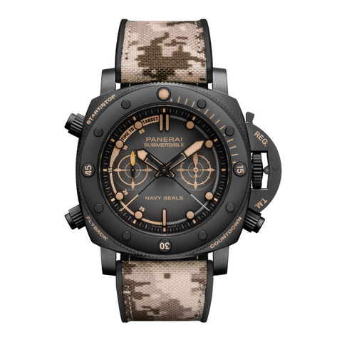 Panerai Submersible Chrono Navy SEALs Titanio-Panerai Submersible Chrono Navy SEALs Titanio - PAM01521