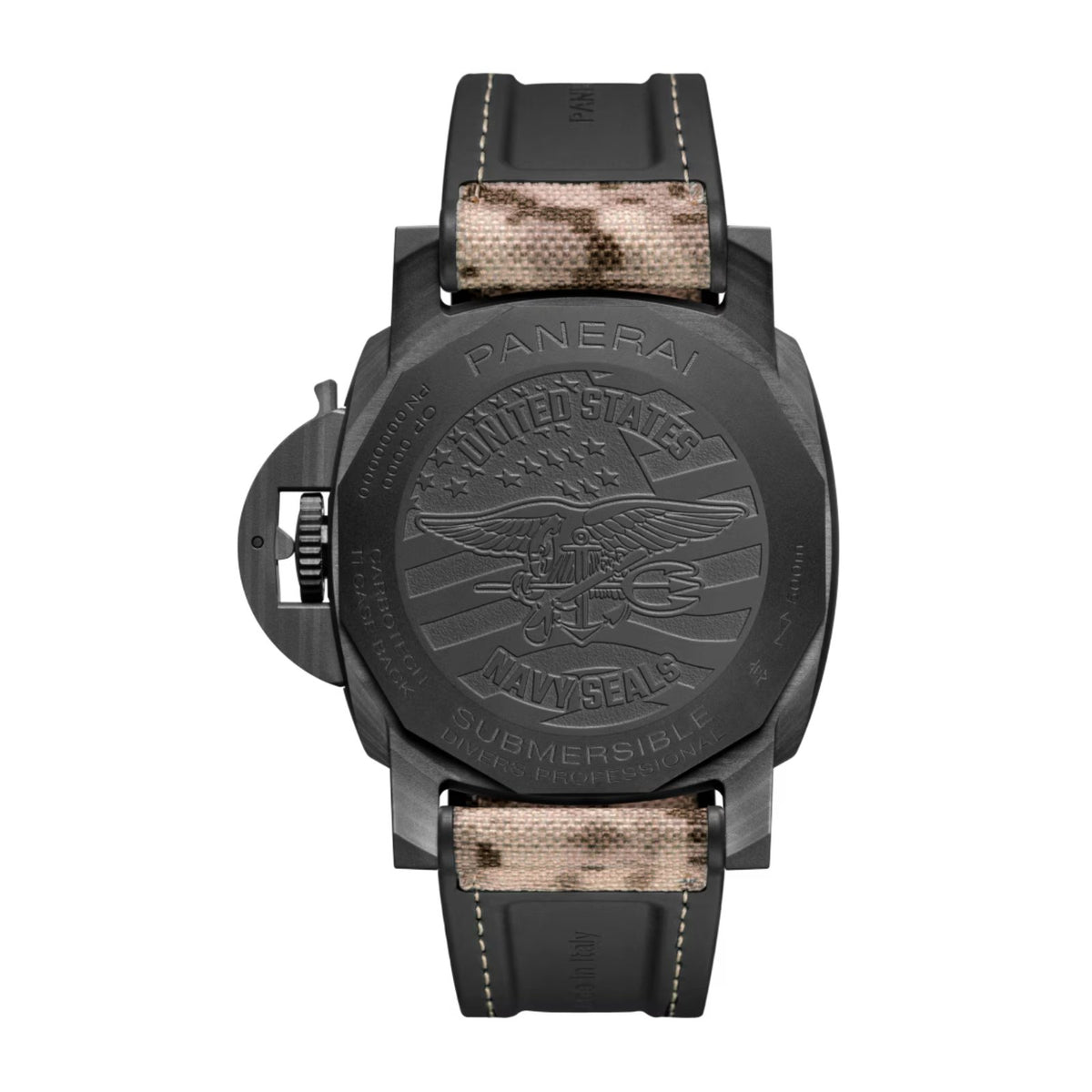 Panerai Submersible QuarantaQuattro GMT Navy SEALs Carbotech™ - PAM01513