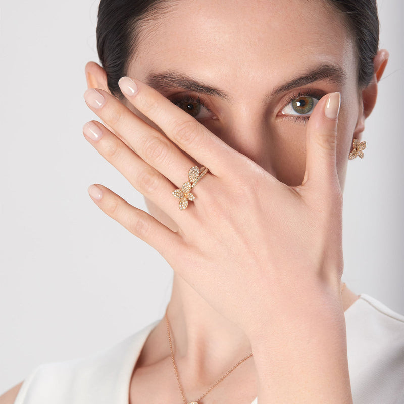 Pasquale Bruni Leaf Ring-Pasquale Bruni Leaf Ring - 15374R