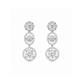 Pave Diamond Drop Earrings-Pave Diamond Drop Earrings
