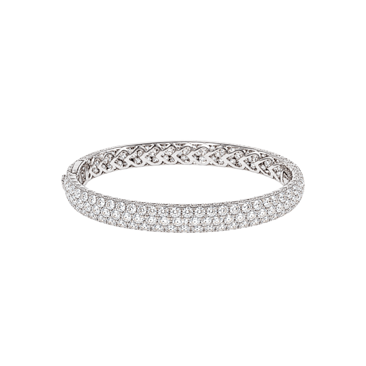 Pave Diamond Eternity Bangle - CH Premier