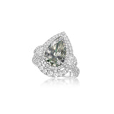 Pear-shaped Diamond Ring-Pear - shaped Diamond Ring - DRKHN10272