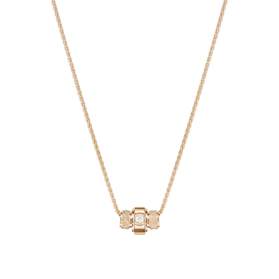 Possession "Decor Palace" pendant in 18K rose gold set with one Possession-set brilliant-cut diamond (approx. 0.09 ct).