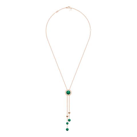 Piaget Possession Malachite Diamond Pendant-Piaget Possession Malachite Diamond Pendant G33PE300