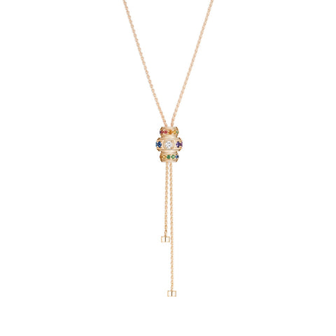 Piaget Possession Multi Precious Stone Pendant-Piaget Possession Multi Precious Stone Pendant - G33PJ500