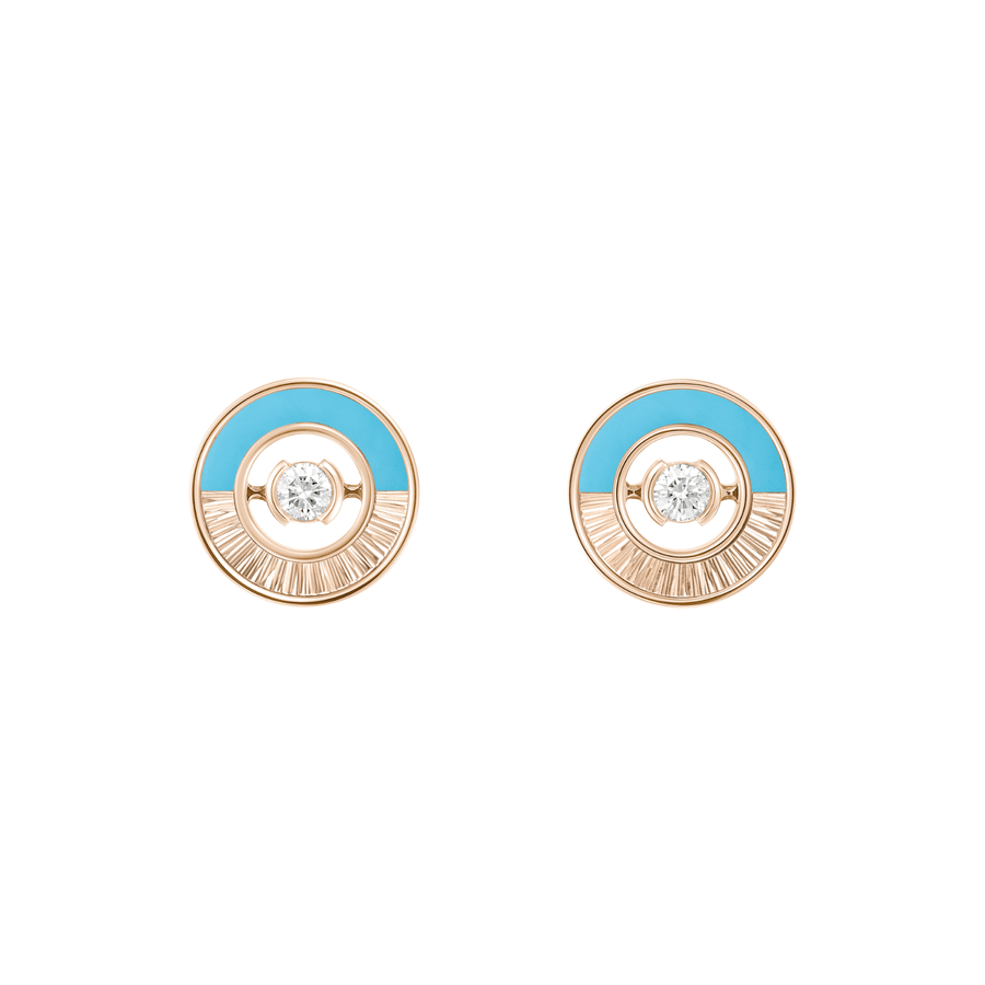 Piaget Possession Turquoise Diamond Earrings