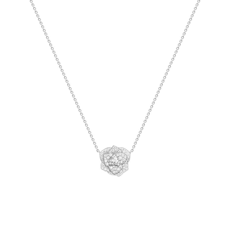 Piaget Rose Diamond Pendant-Piaget Rose Diamond Pendant G33U0973