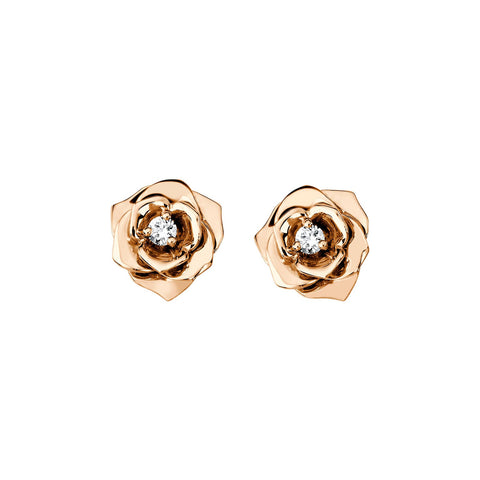 Piaget Rose Earrings-Piaget Rose Earrings - G38U0043
