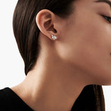 Piaget Rose Single Earring-Piaget Rose Single Earring - G38U0096