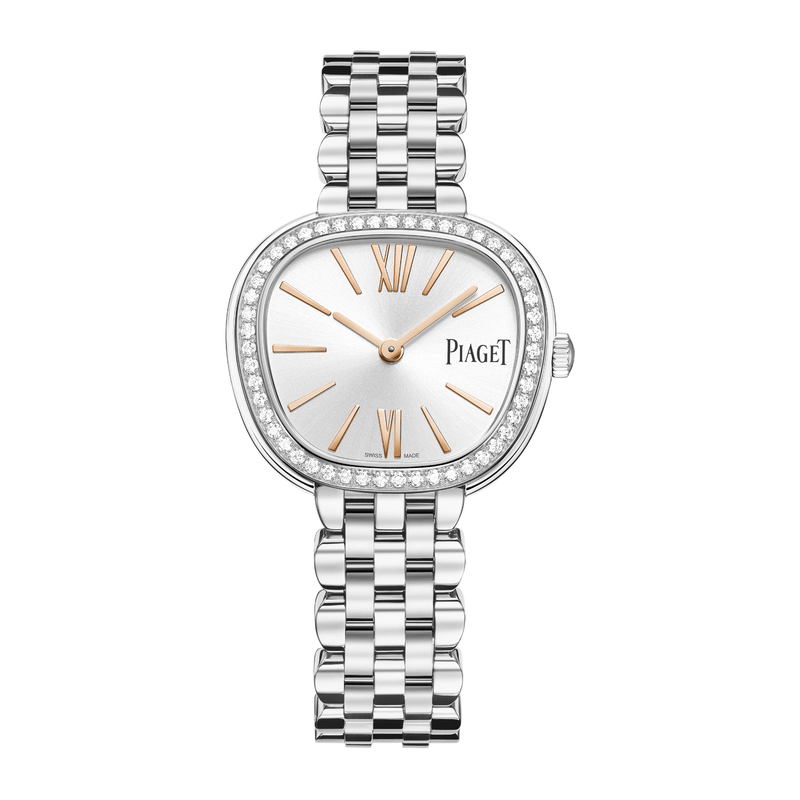Piaget Sixtie Steel Diamond Watch-Piaget Sixtie Watch - G0A50300