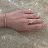 Pink Diamond Line Bracelet-Pink Diamond Line Bracelet - DBUJD00422