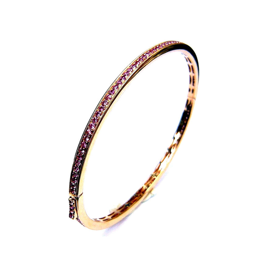 Pink Sapphire Bangle - SBTIJ00489