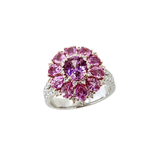 Pink Sapphire Diamond Ring-Pink Sapphire Diamond Ring - SRTIJ02357