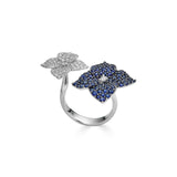 Piranesi Fiore Double Flower Ring-Piranesi Fiore Double Flower Ring - R4525 - 90