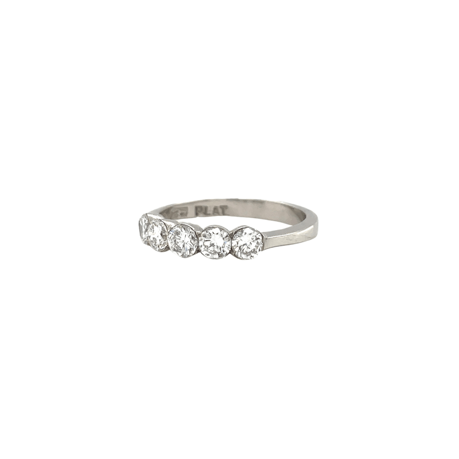 Platinum 5 - Stone Diamond Band - 2501039