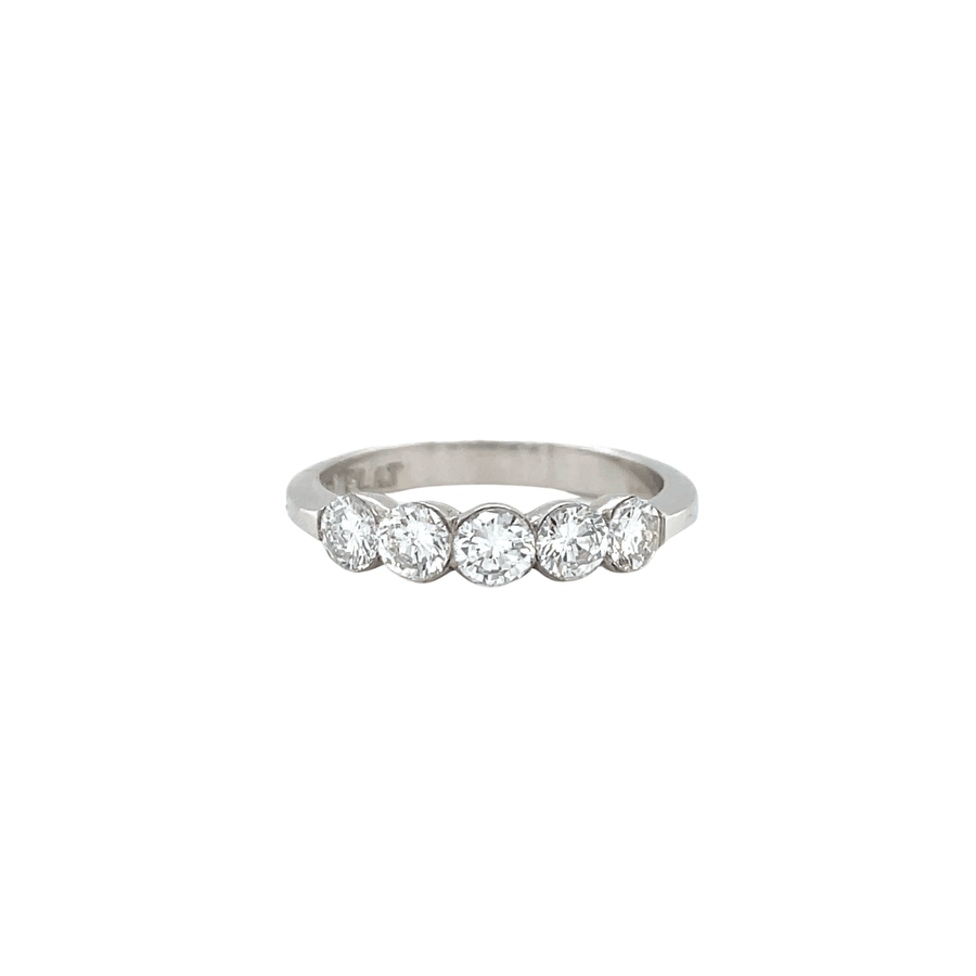 Platinum 5 - Stone Diamond Band - 2501039