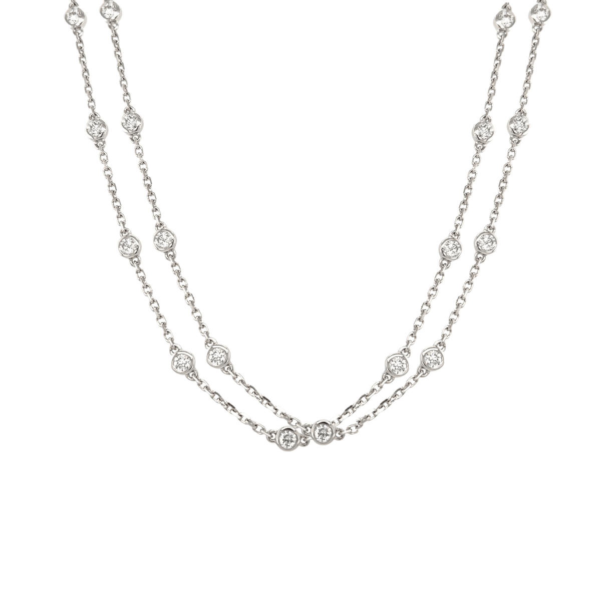 Platinum Diamond Station Chain DNUJD00661