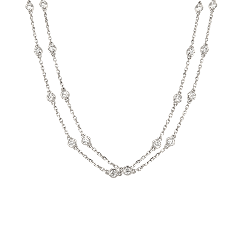 Platinum Diamond Station Chain-Platinum Diamond Station Chain DNUJD00661