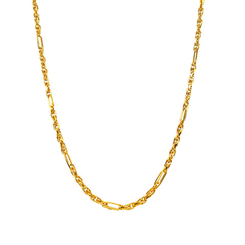 Platinum Gold Rope Chain-Platinum Gold Rope Chain - 9NKEY00307