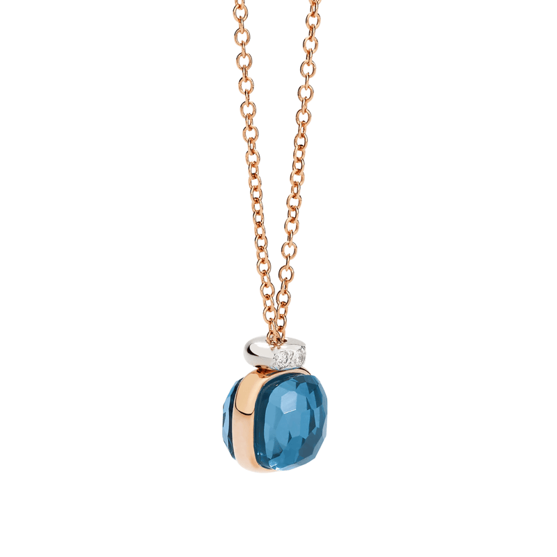 Pomellato Nudo Mini Necklace with Pendant-Pomellato Nudo Mini Necklace with Pendant - PCC5020 - O6WHR - DB0TL