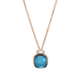 Pomellato Nudo Mini Necklace with Pendant-Pomellato Nudo Mini Necklace with Pendant - PCC5020 - O6WHR - DB0TL