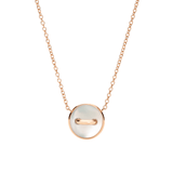 Pomellato Pom Pom Dot Reversible Necklace with Pendant-Pomellato Pom Pom Dot Reversible Necklace with Pendant - PCC4030 - O7000 - DB0MY