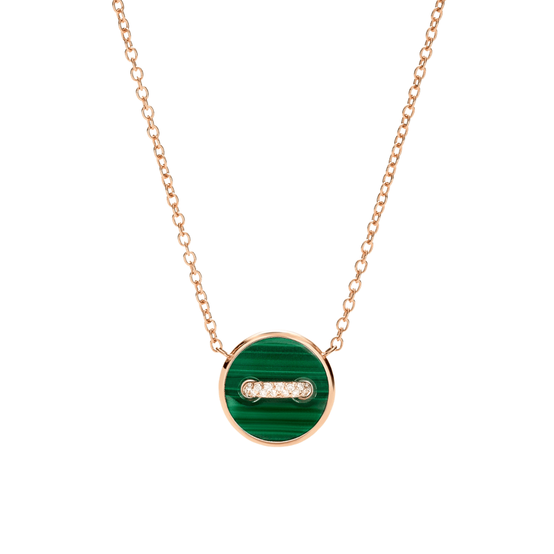 Pomellato Pom Pom Dot Reversible Necklace with Pendant-Pomellato Pom Pom Dot Reversible Necklace with Pendant - PCC4030 - O7000 - DB0MY