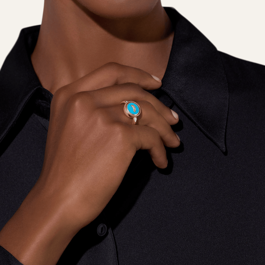 Pomellato Pom Pom Dot Reversible Ring - PAC5031 - O7WHR - DB0TU