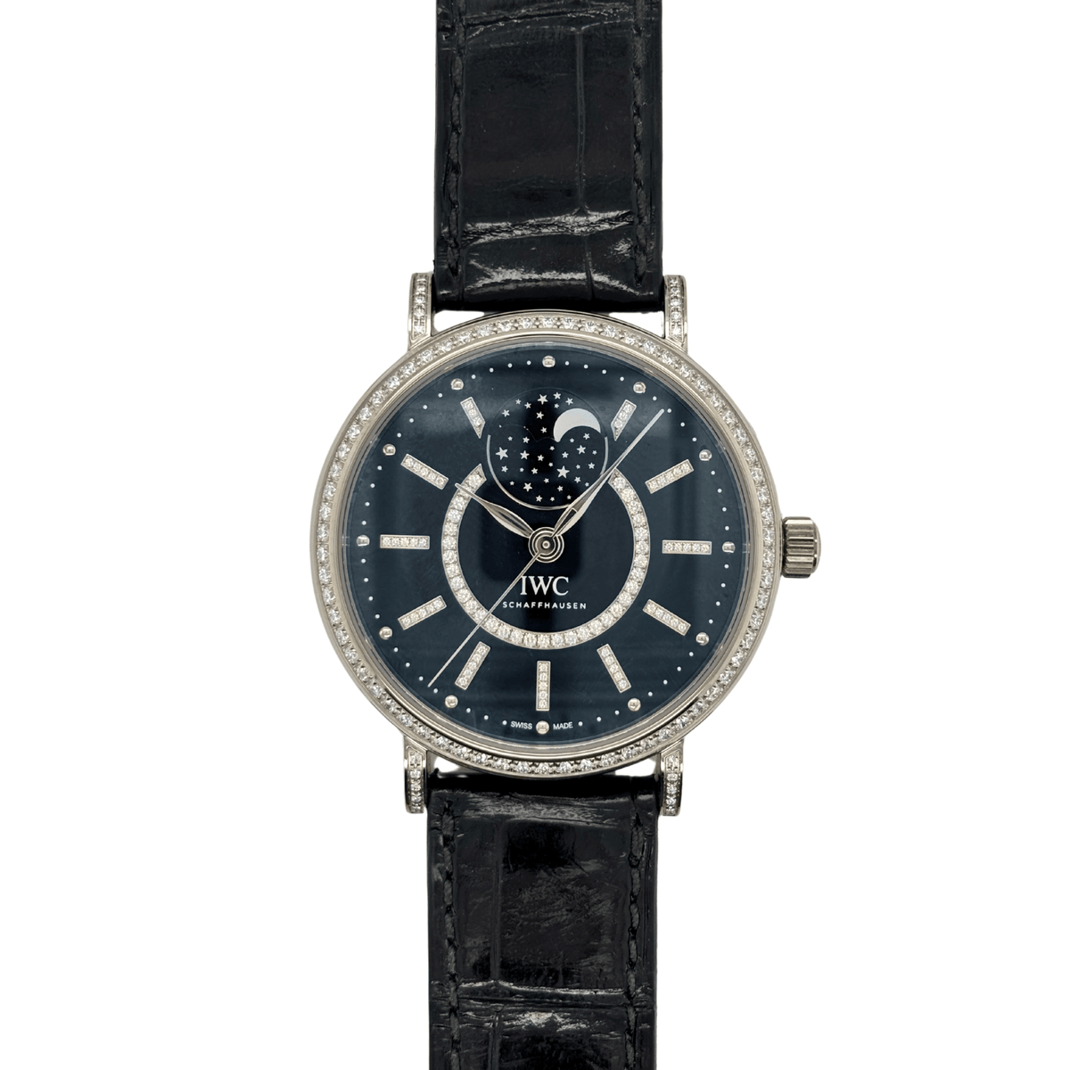 Pre - Owned IWC Schaffhausen Portofino Automatic Moon Phase 37 - IW459004