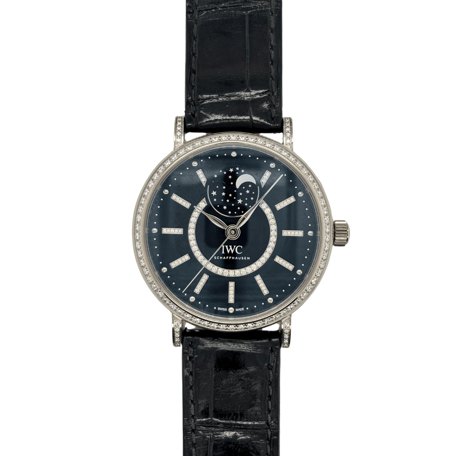 Pre - Owned IWC Schaffhausen Portofino Automatic Moon Phase 37 - IW459004