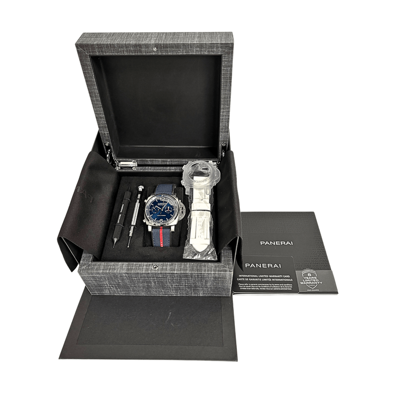 Pre-Owned Panerai Luminor Chrono Luna Rossa-Pre - Owned Panerai Luminor Chrono Luna Rossa - PAM01303