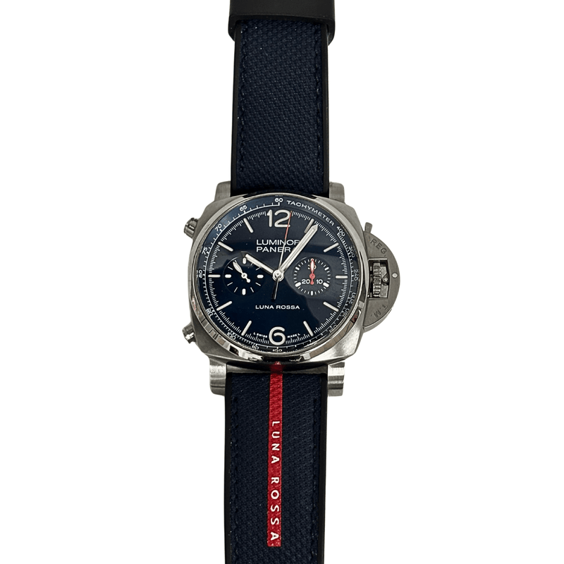 Pre-Owned Panerai Luminor Chrono Luna Rossa-Pre - Owned Panerai Luminor Chrono Luna Rossa - PAM01303