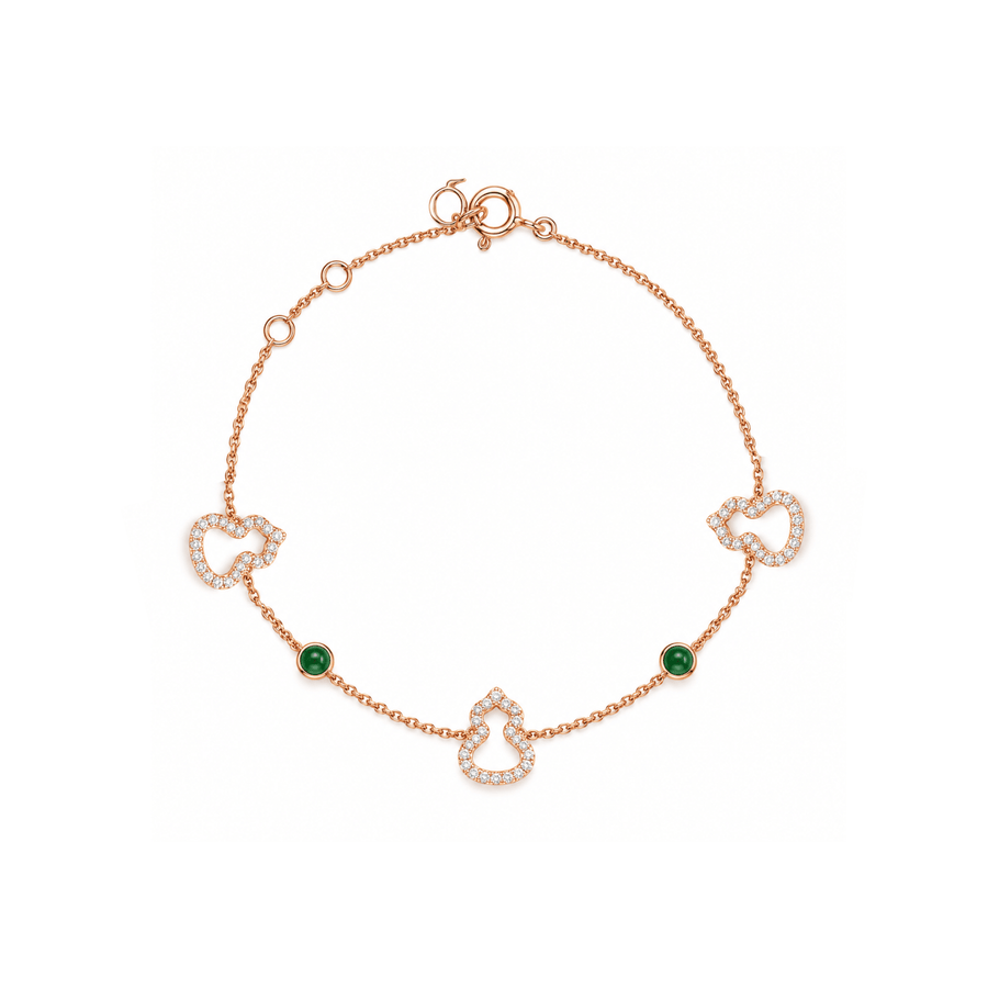 Qeelin Diamond Wulu and Jade Bracelet - WUB07MARGJE