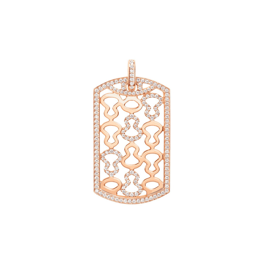Qeelin Large Zulu Tag Pendant (Pendant Only) - WUP20ANRGDI