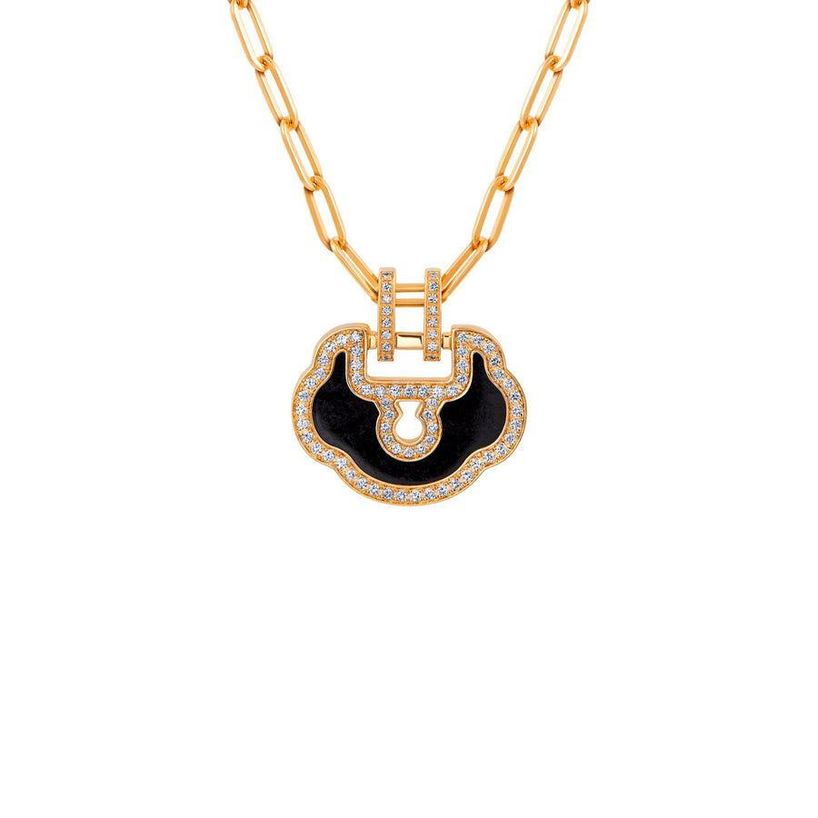 Qeelin Medium Yu Yi Necklace - YLN20ABYGBJ