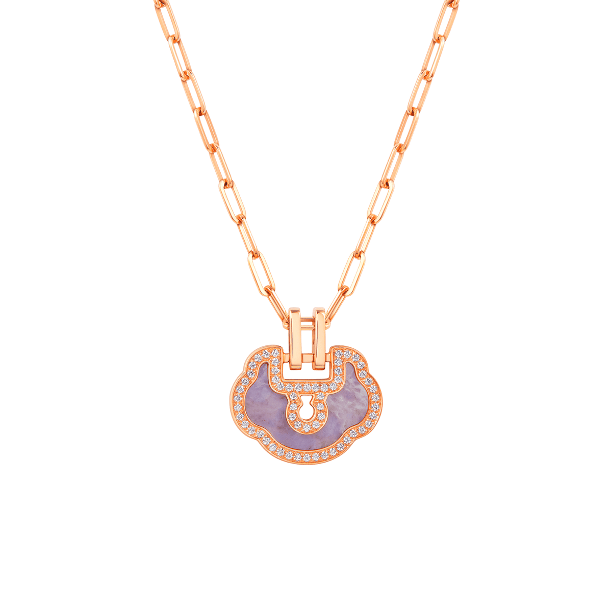 Qeelin Medium Yu Yi Necklace YLN30ABRGPJ