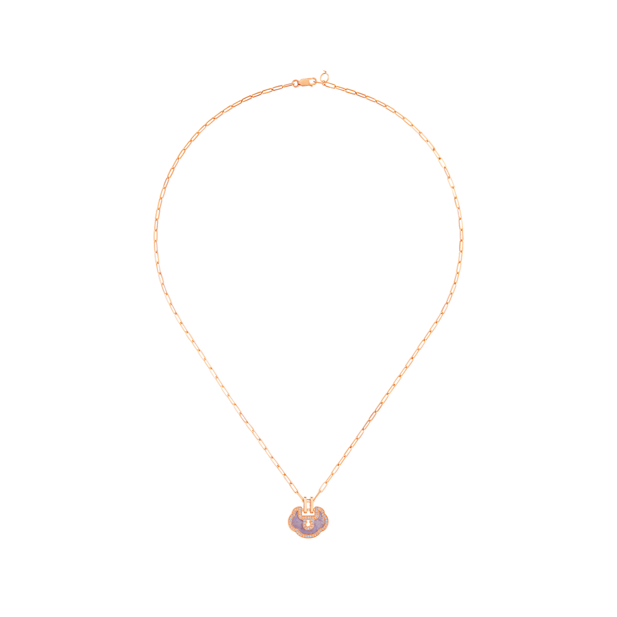 Qeelin Medium Yu Yi Necklace YLN30ABRGPJ