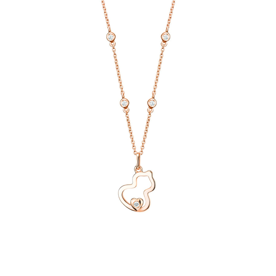 Qeelin Petite Wulu Necklace - WUNPT14RGDI