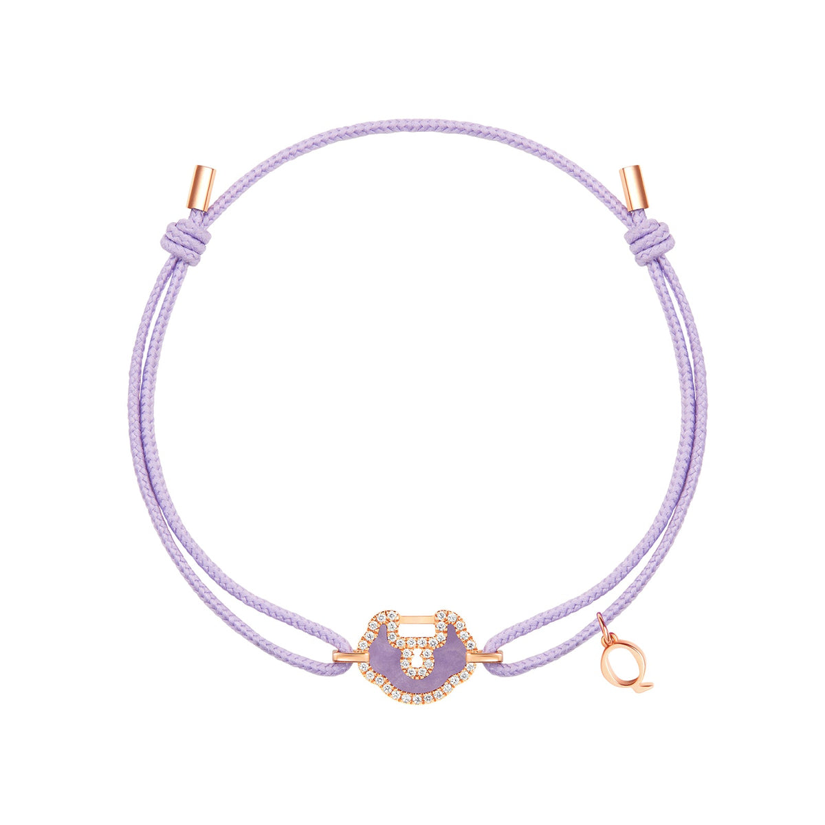 Qeelin Small Yu Yi Cord Bracelet - WLC40ABRGPJ