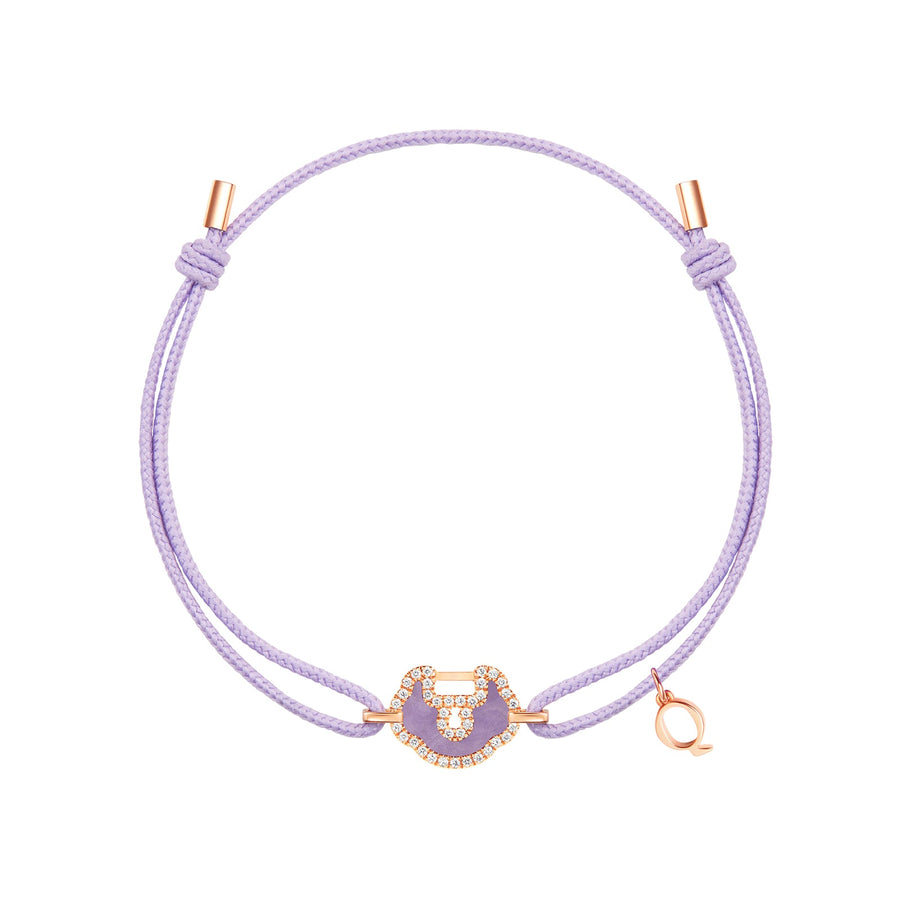 Qeelin Small Yu Yi Cord Bracelet - WLC40ABRGPJ