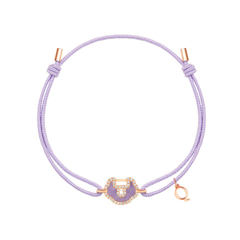 Qeelin Small Yu Yi Cord Bracelet-Qeelin Small Yu Yi Cord Bracelet - WLC40ABRGPJ