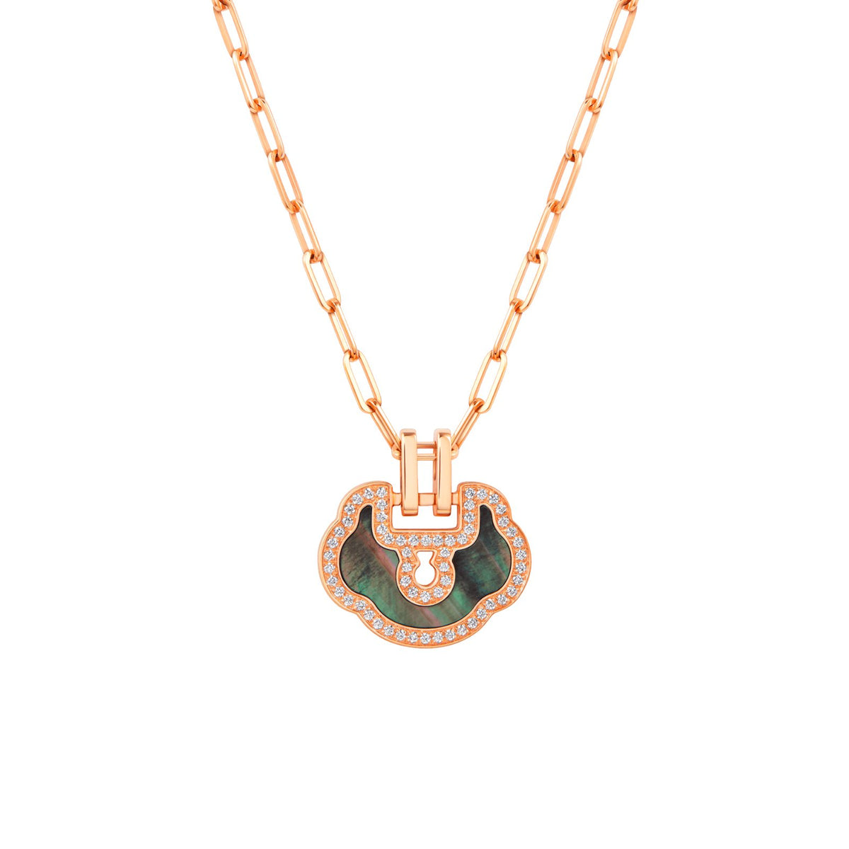 Qeelin Small Yu Yi Necklace - YLN30ABRGBM