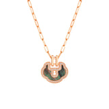 Qeelin Small Yu Yi Necklace-Qeelin Small Yu Yi Necklace - YLN30ABRGBM