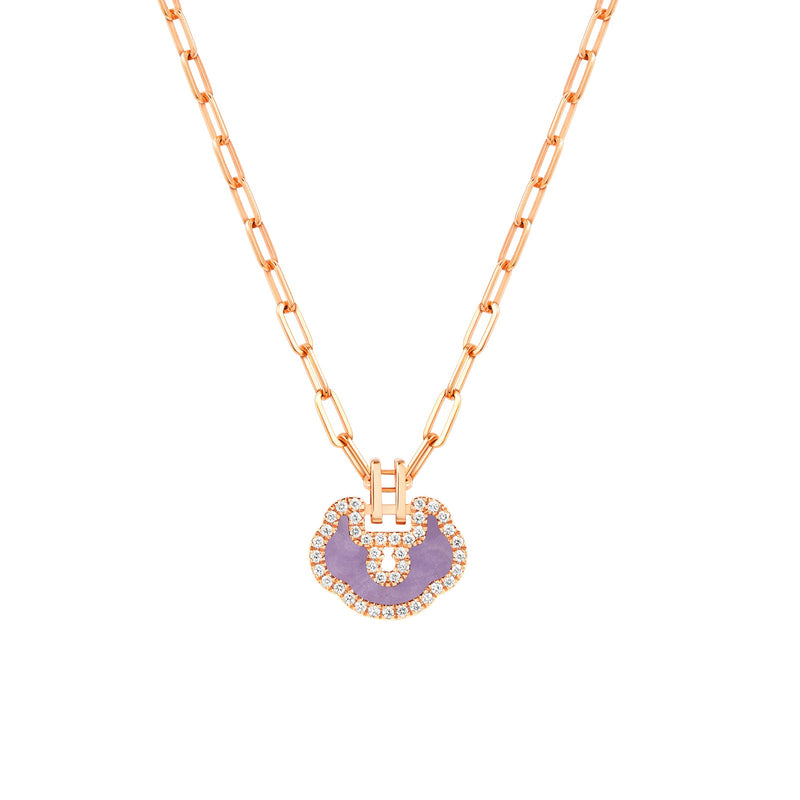 Qeelin Small Yu Yi Necklace-Qeelin Small Yu Yi Necklace - YLN40ABRGPJ