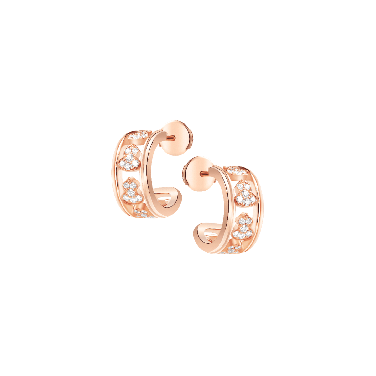 Qeelin Wulu Eternity Hoop Earrings - WUE50NARGDI