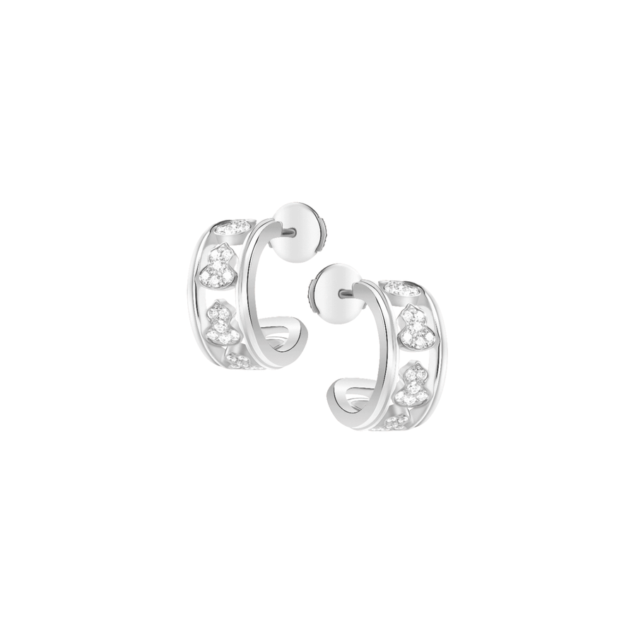 Qeelin Wulu Eternity Hoop Earrings - WUE50NAWGDI