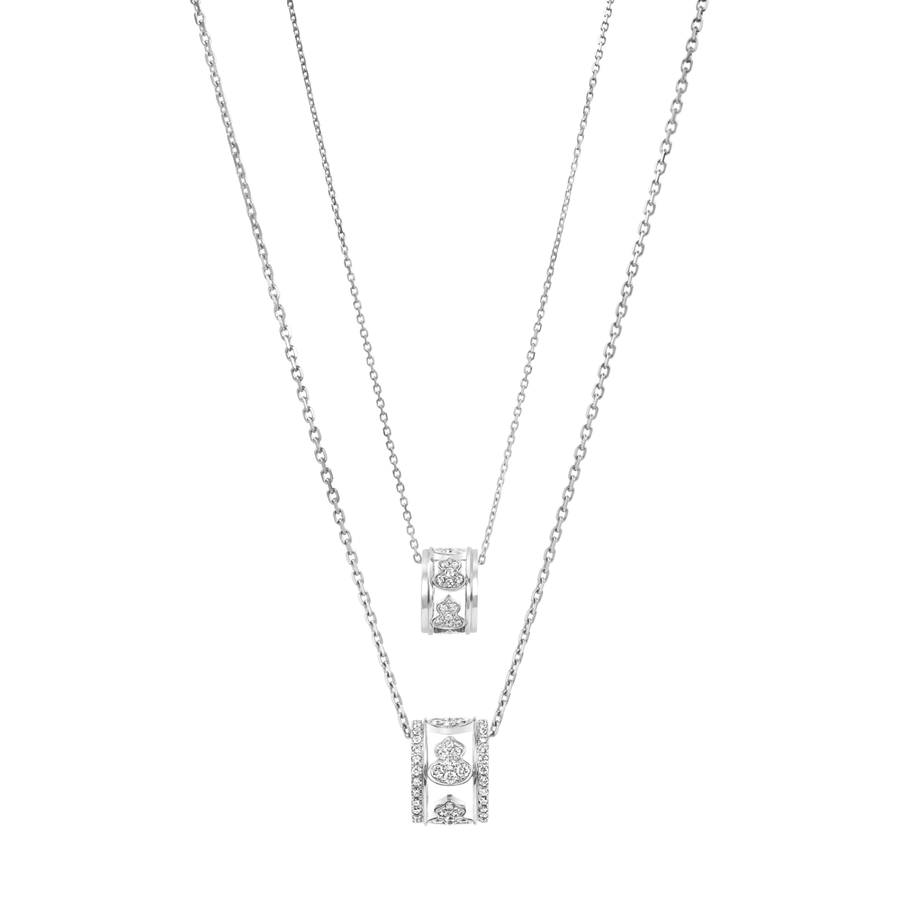Qeelin Wulu Eternity Large Necklace - WUN40AMWGDI